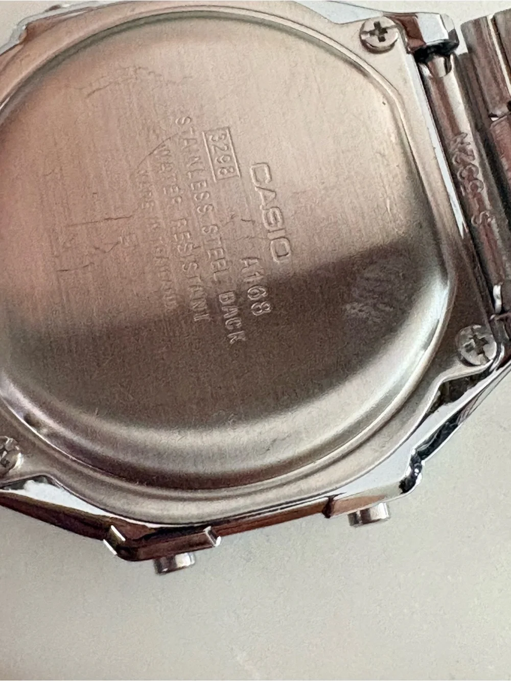 Casio silver digital